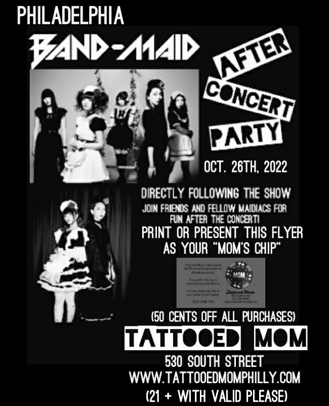 Mr. Pickles THRASHTACULAR Tour After Party - Tattooed Mom