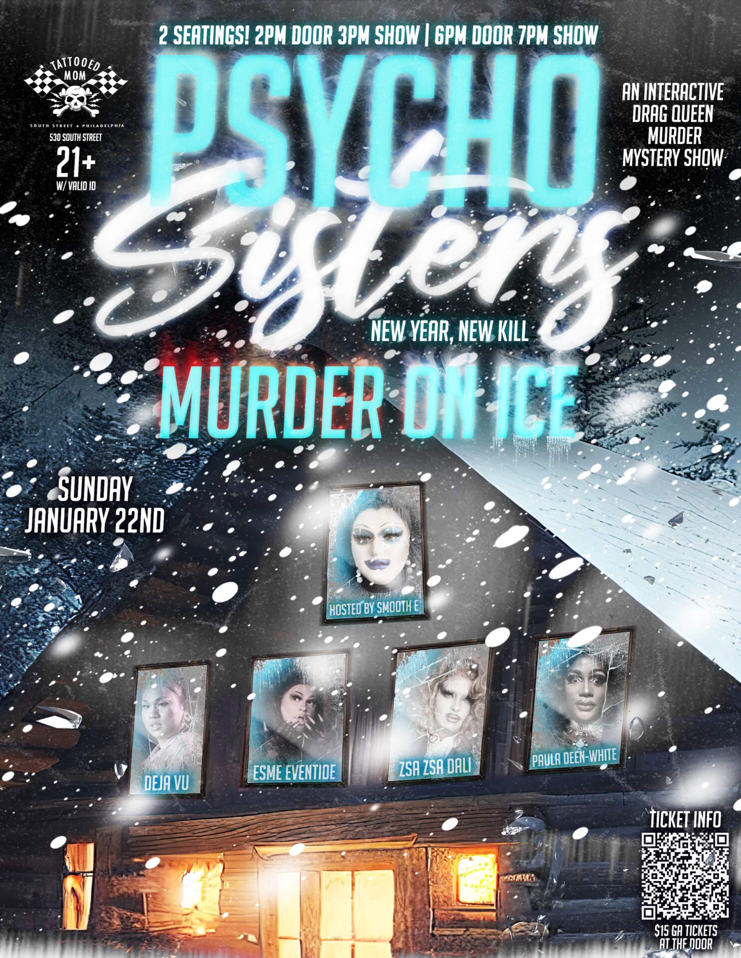 Psycho Sisters Murder on Ice: A Drag Queen Murder Mystery Party