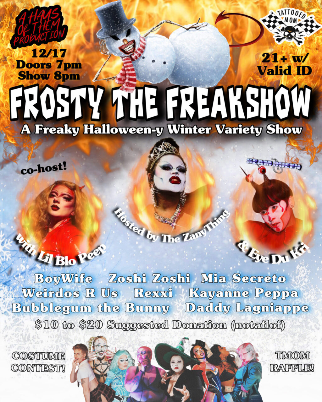 Frosty The FreakShow: A Freaky Halloween-y Winter Variety Show