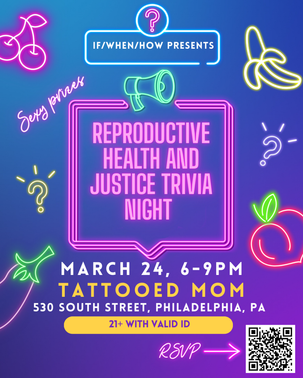 If/When/How Presents Reproductive Health and Justice Trivia Night // March 2026