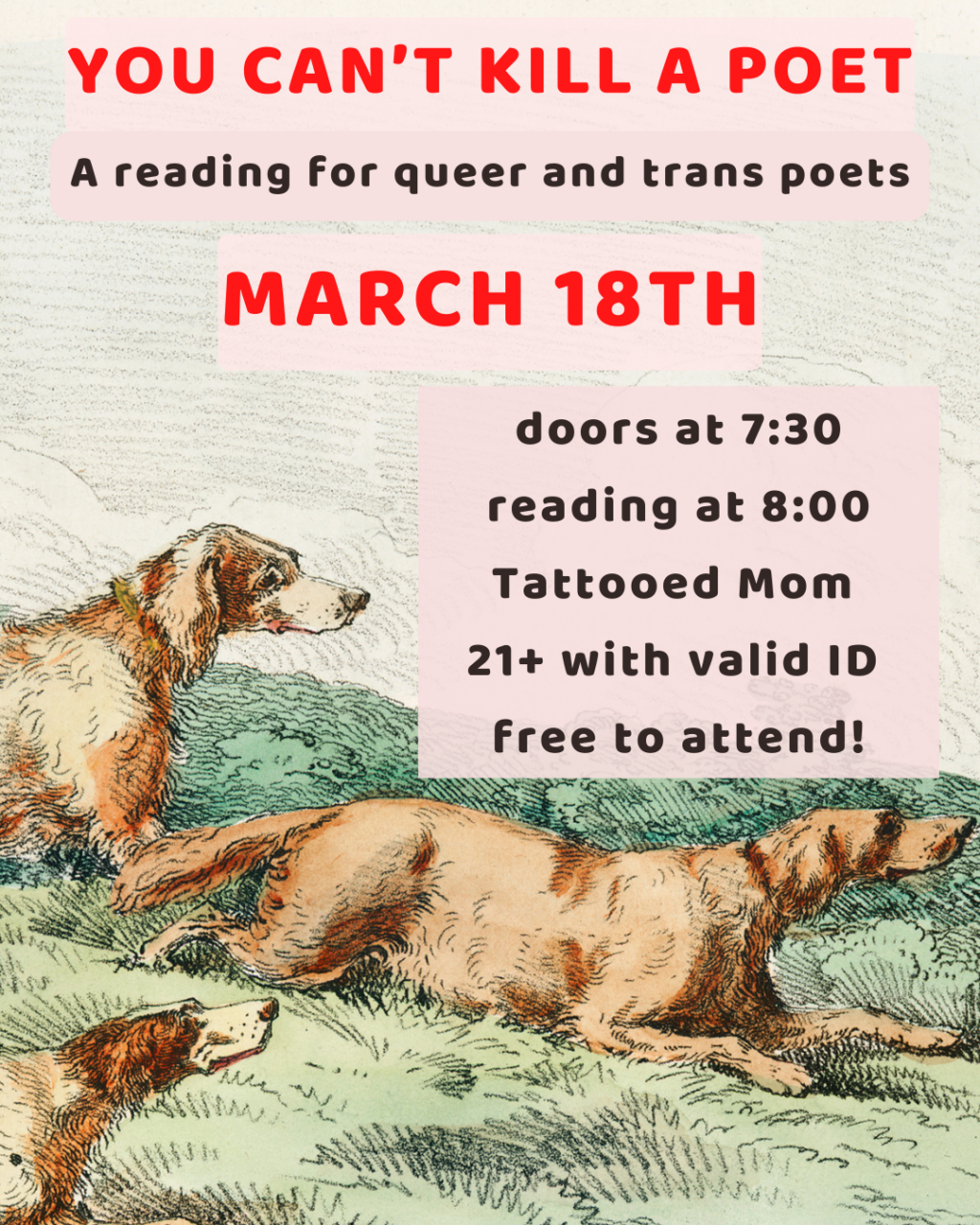 You Can’t Kill A Poet // March 2026