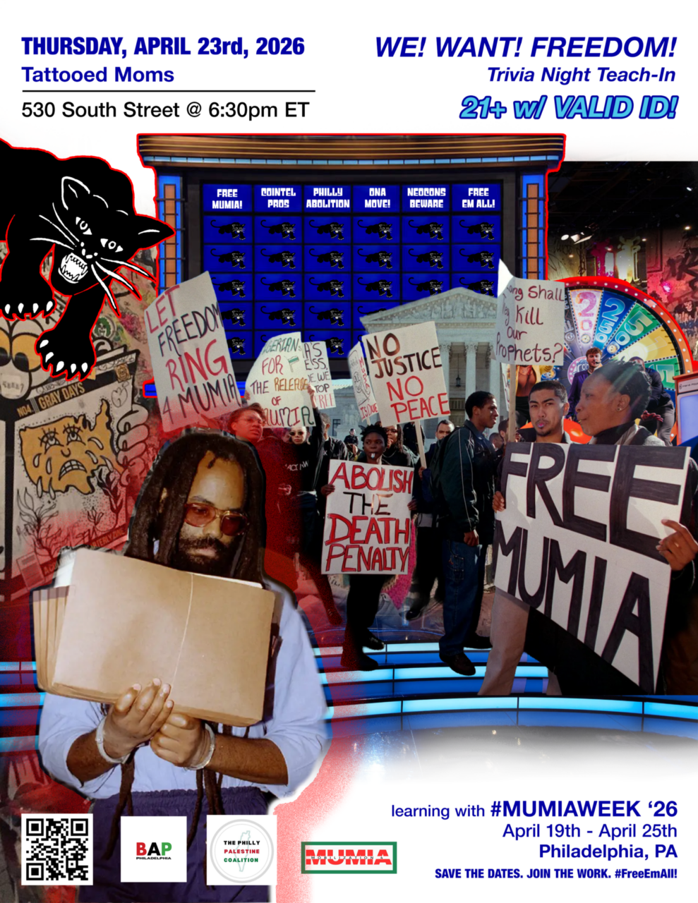 We! Want! Freedom! Trivia Night Teach-In