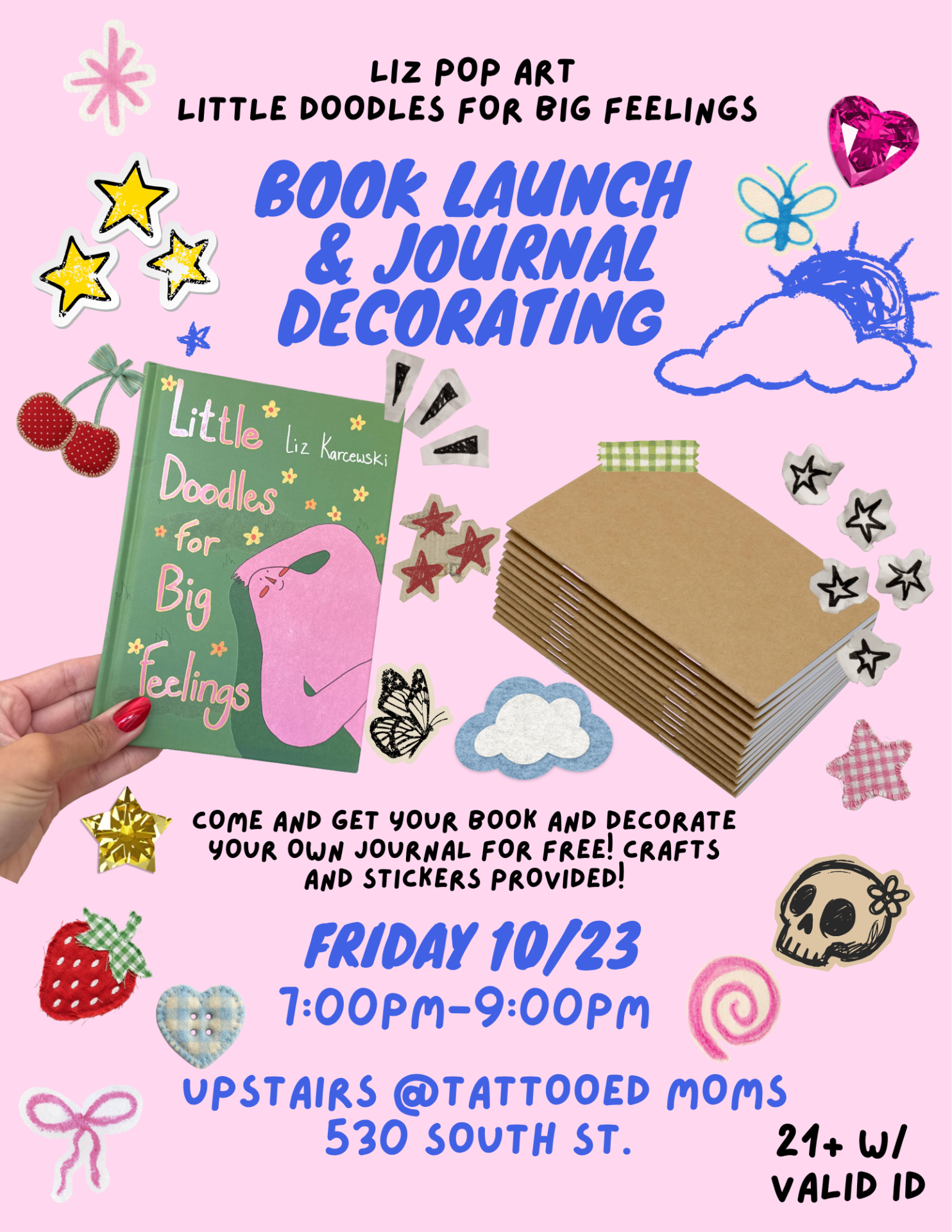 Book Launch & Journal Decorating